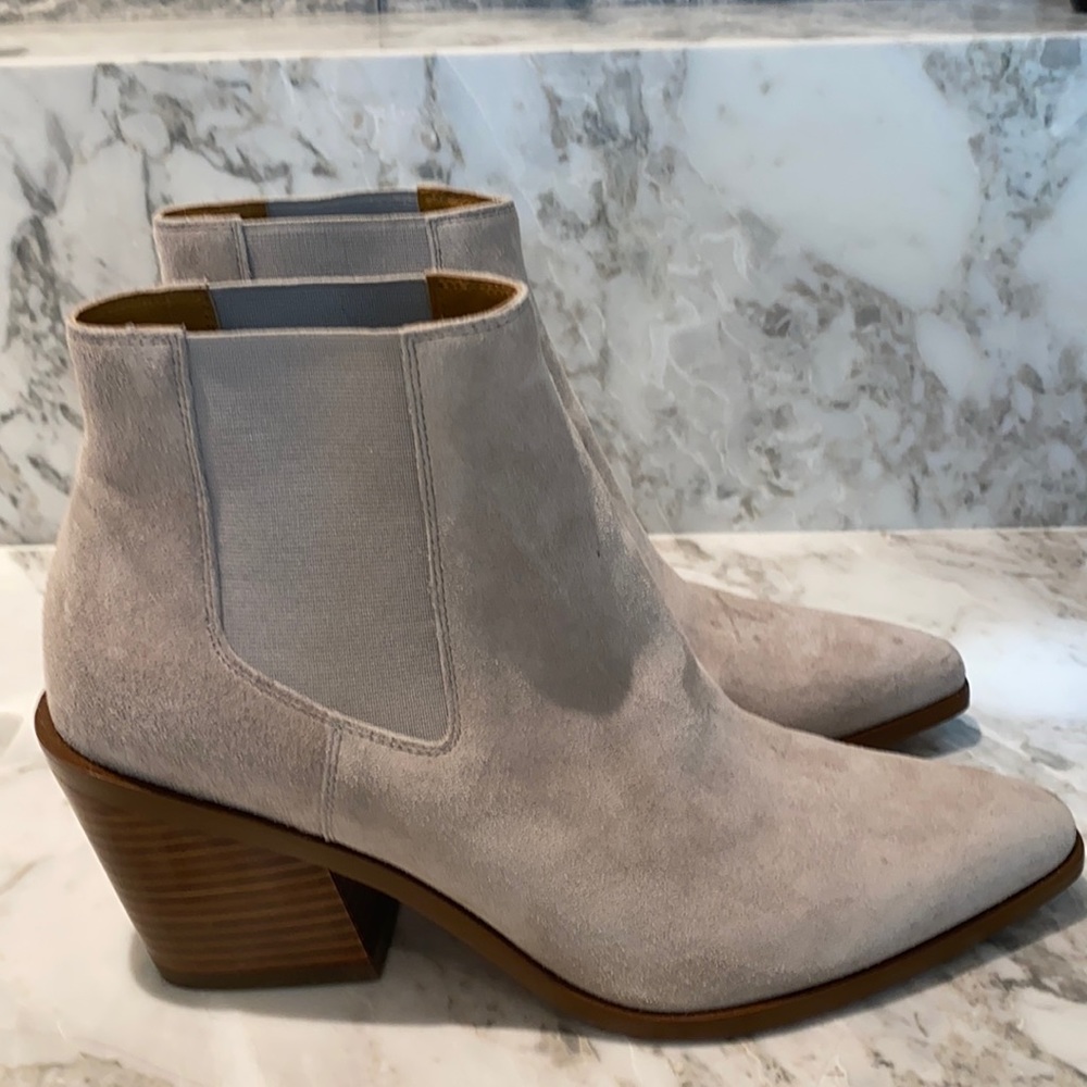 Rag and Bone tan suede boots